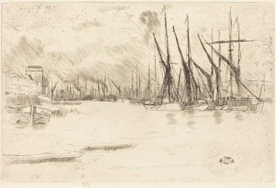 From Pickle-Herring Stairs by James McNeill Whistler