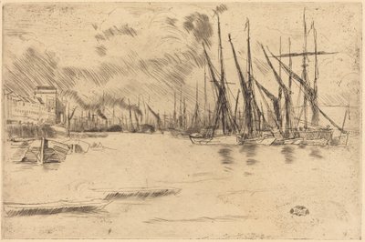 From Pickle-Herring Stairs by James McNeill Whistler