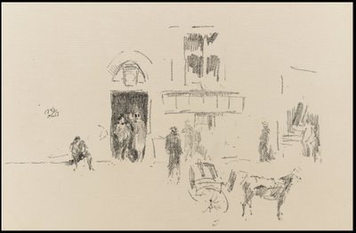 Gaiety Stage Door by James Abbott McNeill Whistler