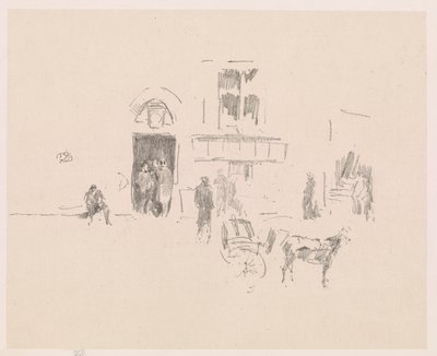 Gaiety Stage Door by James Abbott McNeill Whistler