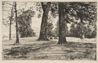 Greenwich Park by James McNeill Whistler