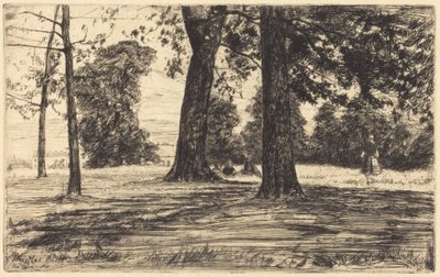 Greenwich Park by James McNeill Whistler