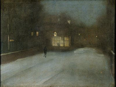 Grey and Gold - Snow in Chelsea by James Abbott McNeill Whistler