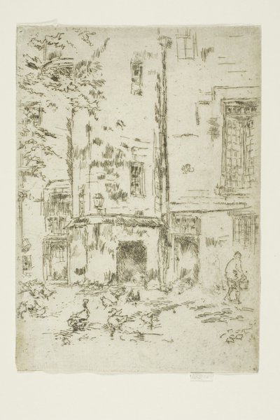 Hotel de la Croix Blanche by James McNeill Whistler