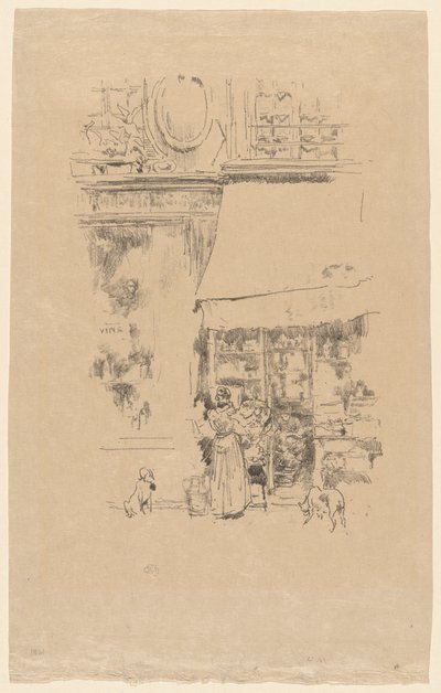 The Fruit Seller of Rue de Grenelle by James Abbott McNeill Whistler