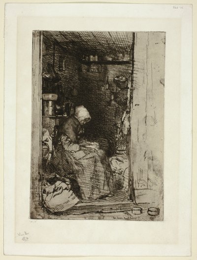 The Old Woman with Rags by James Abbott McNeill Whistler