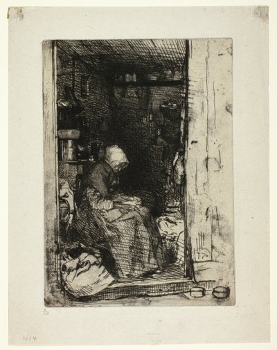 The Old Woman with Rags by James Abbott McNeill Whistler