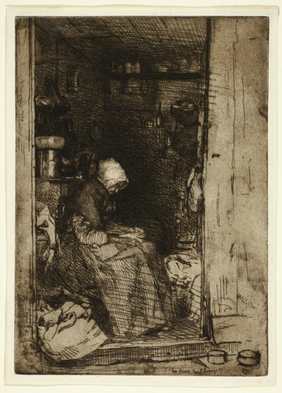 The Old Woman with Rags by James Abbott McNeill Whistler