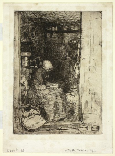 The Old Woman with Rags by James Abbott McNeill Whistler