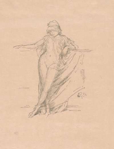 Little Draped Figure, Leaning by James Abbott McNeill Whistler