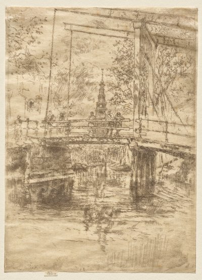 Little Drawbridge, Amsterdam by James McNeill Whistler