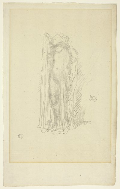 Model Draping by James Abbott McNeill Whistler