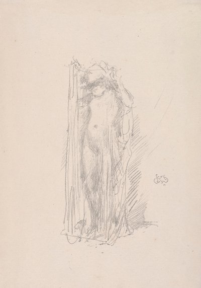 Model Draping by James McNeill Whistler