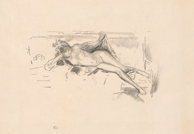 Nude Model, Reclining by James Abbott McNeill Whistler