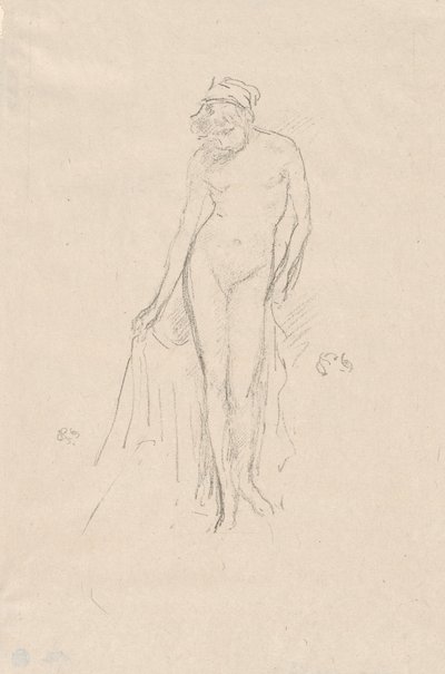 Nude Model, Standing by James Abbott McNeill Whistler