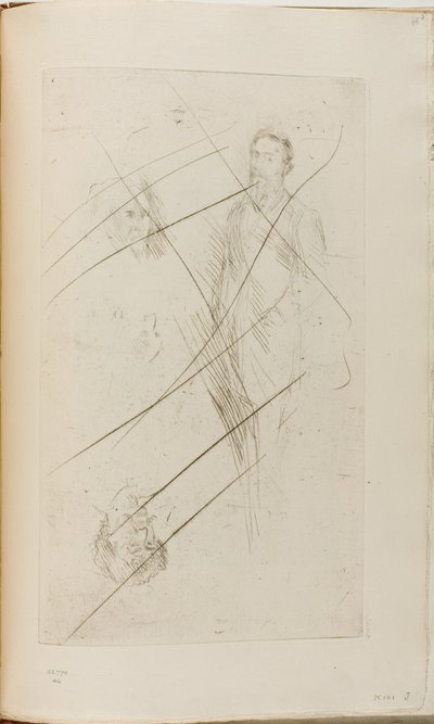 Portrait Sketches Including F.R. Leyland and Whistler by James Abbott McNeill Whistler