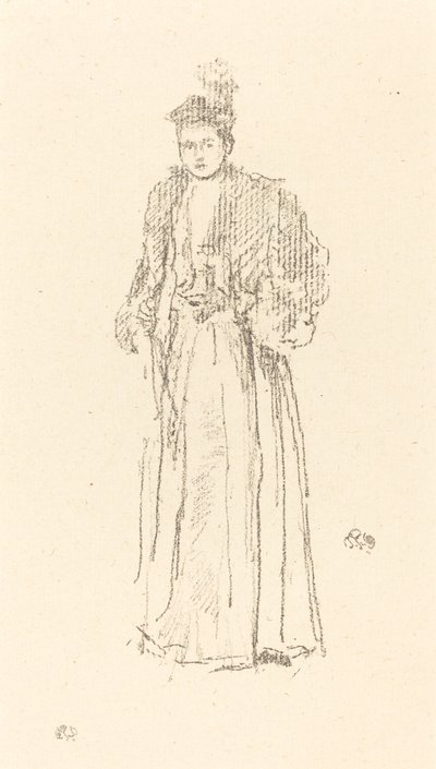 Portrait Study: Miss Charlotte R. Williams by James Abbott McNeill Whistler