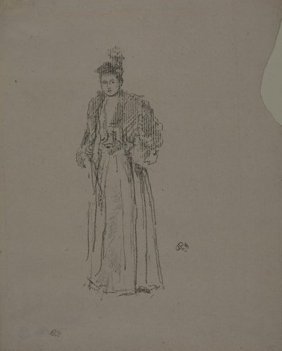 Portrait Study: Miss Charlotte R. Williams by James Abbott McNeill Whistler
