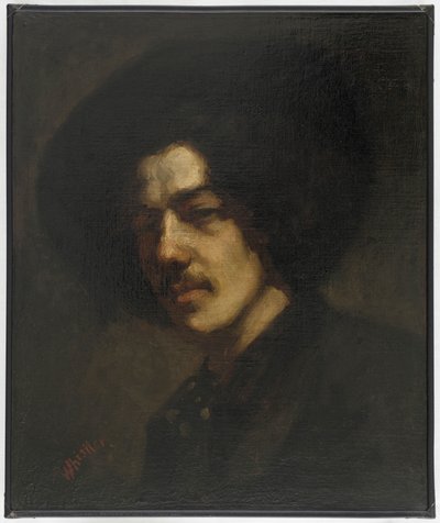 Portrait of Whistler with a Hat by James Abbott McNeill Whistler