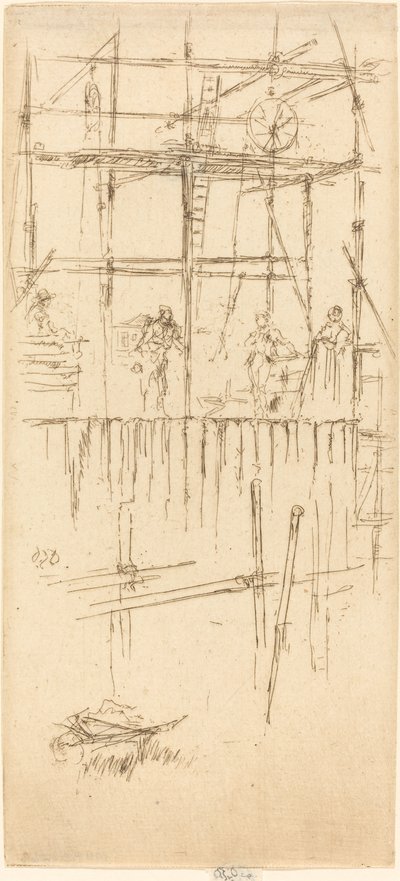 Savoy Scaffolding by James Abbott McNeill Whistler