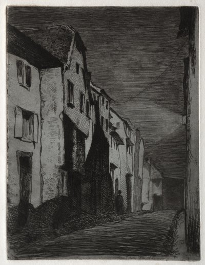 Street at Saverne by James McNeill Whistler