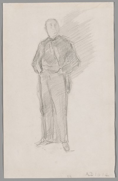 Study for Portrait of Thomas Way by James McNeill Whistler