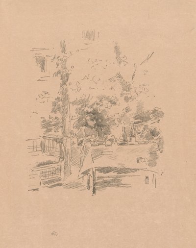 Tête-à-tête in the Garden by James McNeill Whistler