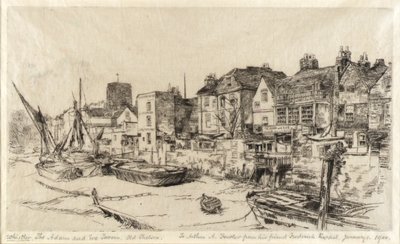 The Adam and Eve Tavern, Old Chelsea by James McNeill Whistler
