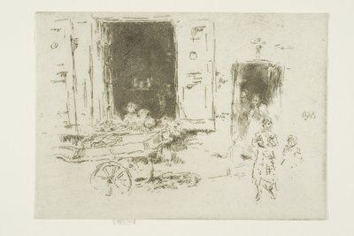 The Barrow - Quartier des Marolles, Brussels by James Abbott McNeill Whistler