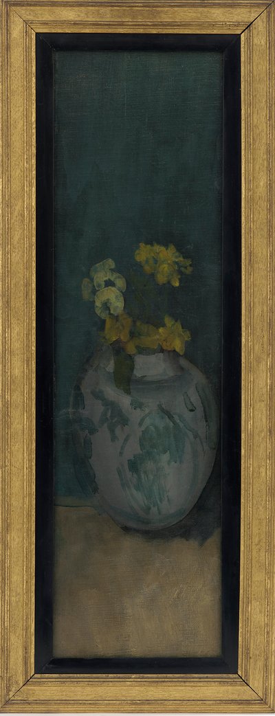 The Blue Girl (fragment): Yellow and Blue by James Abbott McNeill Whistler