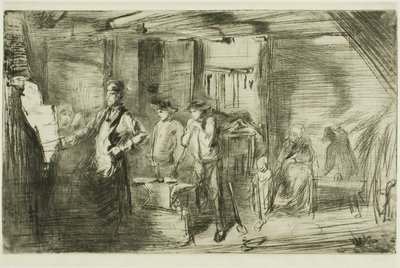The Forge by James Abbott McNeill Whistler