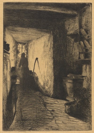 The Kitchen, from the French Set by James Abbott McNeill Whistler