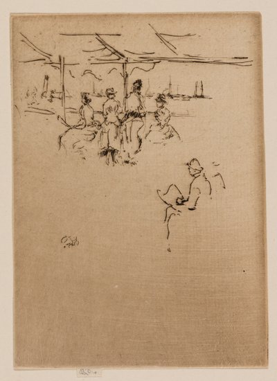 The Landing Stage, Cowes by James Abbott McNeill Whistler