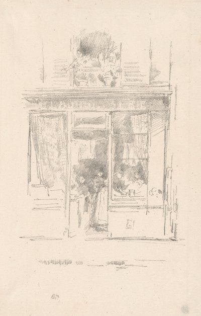The Laundress: "La Blanchisseuse de la Place Dauphine" by James Abbott McNeill Whistler