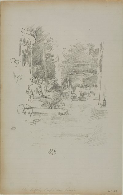 The Little Café au Bois by James McNeill Whistler