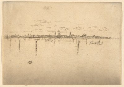 The Little Venice, from the First Venice Set (Venice, A Series of Twelve Etchings) by James McNeill Whistler