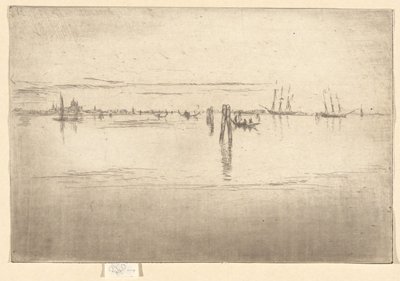 The Long Lagoon, from the Second Venice Set (A Set of Twenty-six Etchings) by James McNeill Whistler