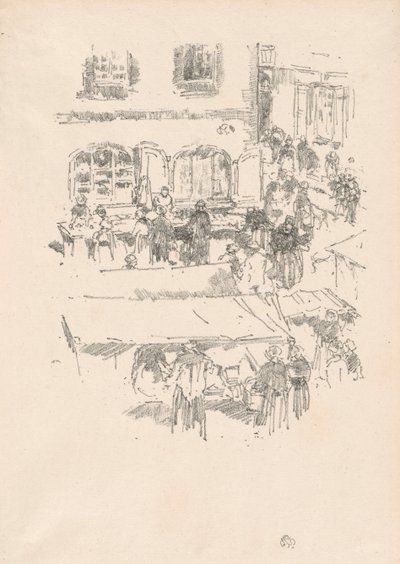 The Marketplace, Vitré by James McNeill Whistler