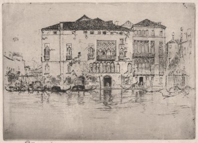 The Palaces (from the First Venice Set) by James Abbott McNeill Whistler