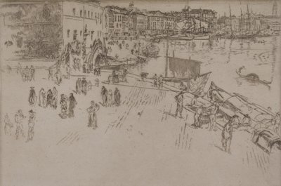 The Riva, No. 1 by James McNeill Whistler