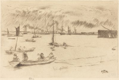 The Thames Towards Erith by James McNeill Whistler