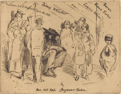 The Title Page for "Douze Eaux Fortes d