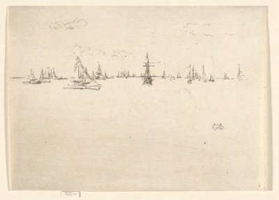 The Turret Ship, from the Jubilee Set by James Abbott McNeill Whistler