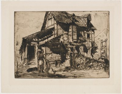 The Unsafe Tenement. One of the Twelve Etchings from Nature. (The French Set) by James Abbott McNeill Whistler