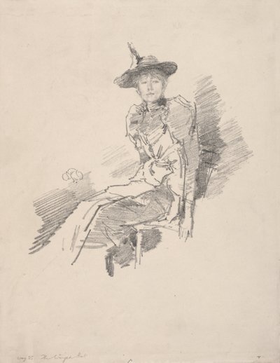 The Winged Hat by James McNeill Whistler