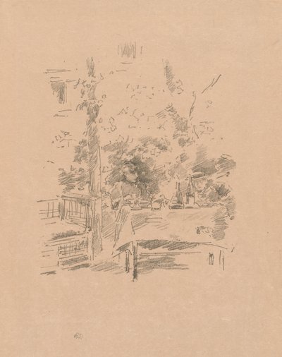 Tête-à-tête in the Garden by James Abbott McNeill Whistler