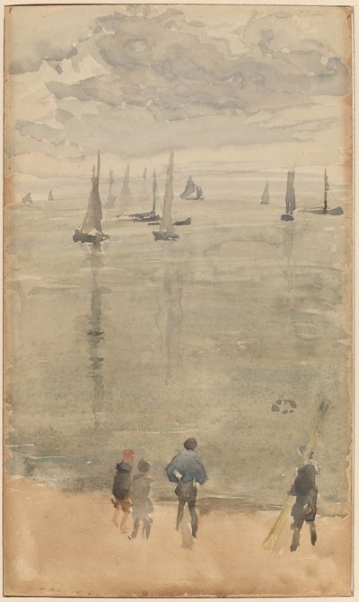 Violet...The Return of the Fishing Boats by James Abbott McNeill Whistler