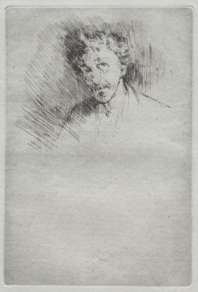 Whistler with the White Lock by James McNeill Whistler