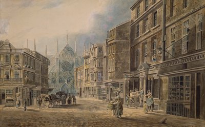 London, Old Tothull St. Leading to Westminster Abbey by James Miller