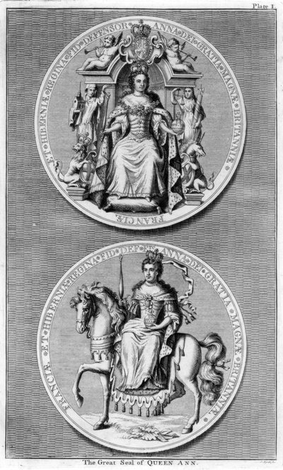The Great Seal of Queen Anne of Great Britain by James Mynde